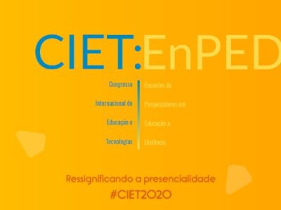 logotipo CIET:EnPED (Congresso Internacional de Educação e Tecnologias / Encontro de Pesquisadores em Educação a Distância)