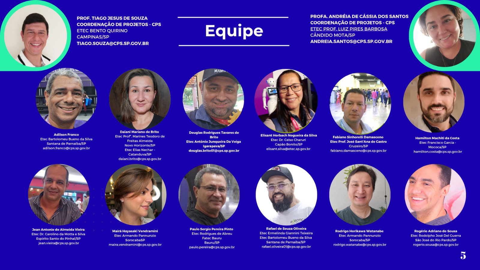Equipe da Robótica Paula Souza 2026