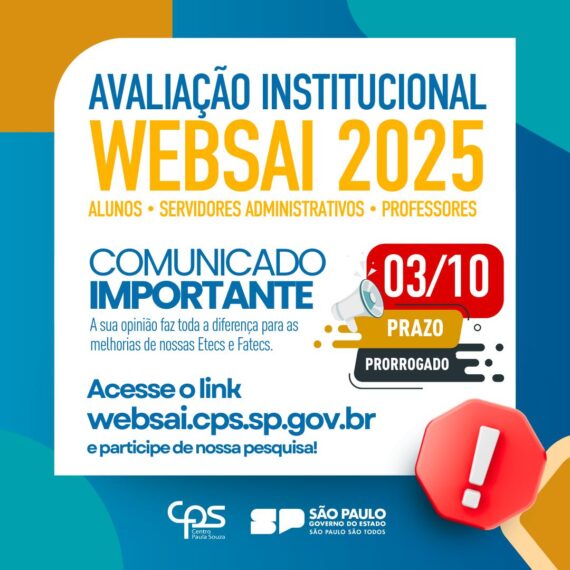 Prorrogação da Pesquisa WebSAI