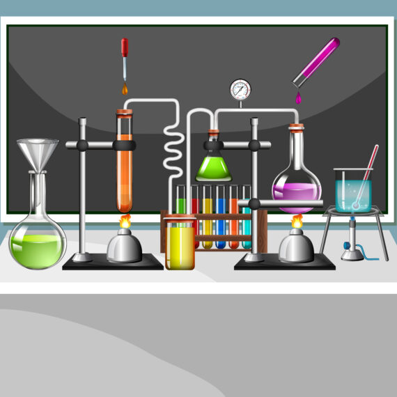 Imagem de divulgação PSS de Auxiliar de Docente de Química. Imagem: Freepik.